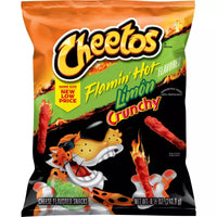 Cheetos Crunchy Flamin' Hot Limón Cheese Flavored  - 8.5Oz