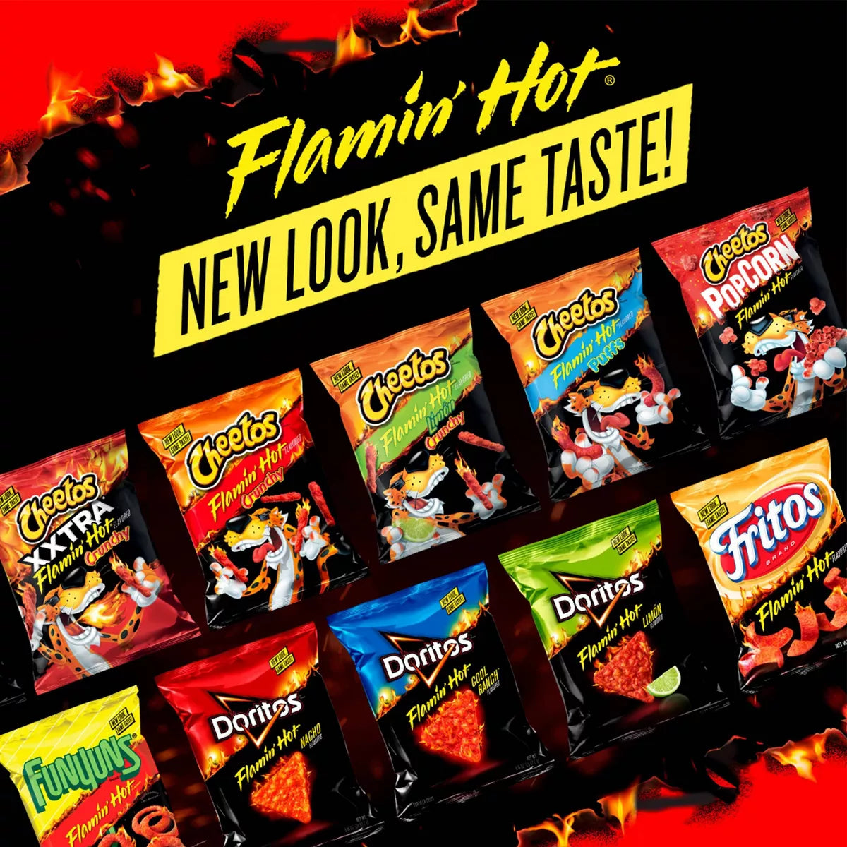 Cheetos Crunchy Flamin' Hot Limón Cheese Flavored  - 8.5Oz