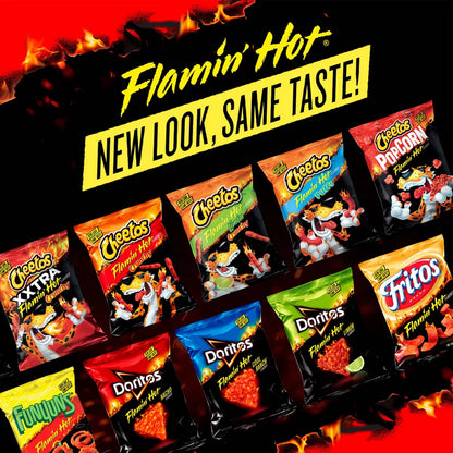 Cheetos Crunchy Flamin' Hot Limón Cheese Flavored  - 8.5Oz